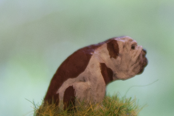 figurine chien bulldog