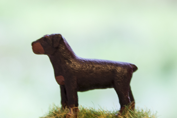 figurine chien rottweiler
