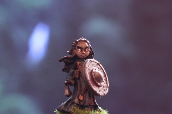 figurine villageoise enfant