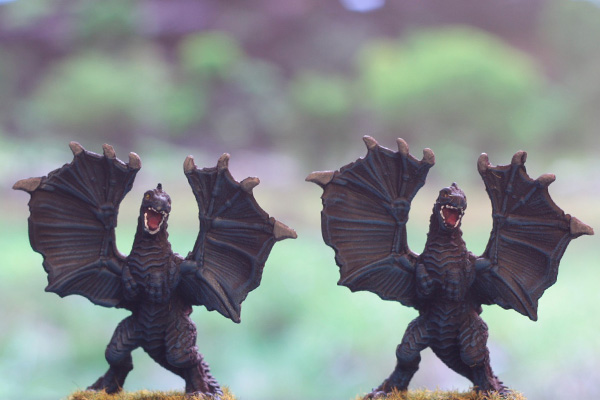 dragon bleu miniature